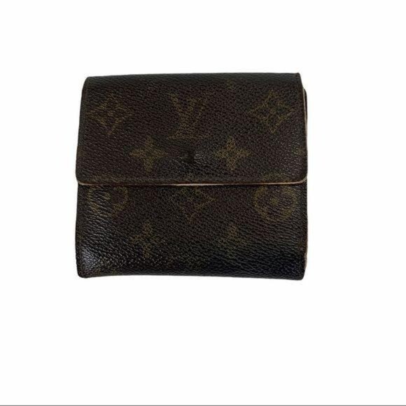 Authentic Louis Vuitton Wallet Porutofoiyu Ellie’s Brown Monogram LV Vintage - Picture 2 of 10